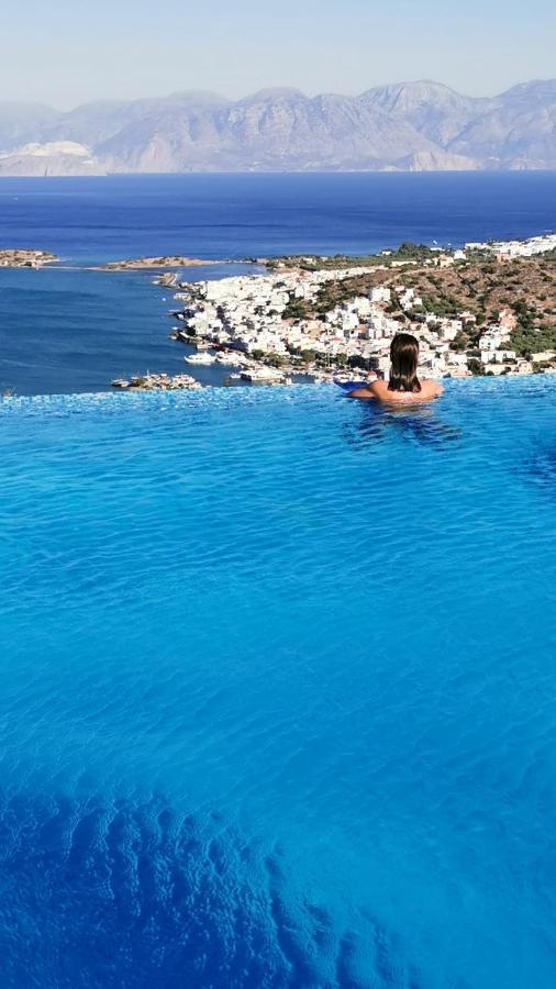 Villa Estée, luxury villa with private infinity pool&jacuzzi Elounda Exterior foto