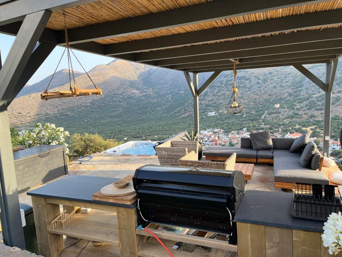 Villa Estée, luxury villa with private infinity pool&jacuzzi Elounda Exterior foto