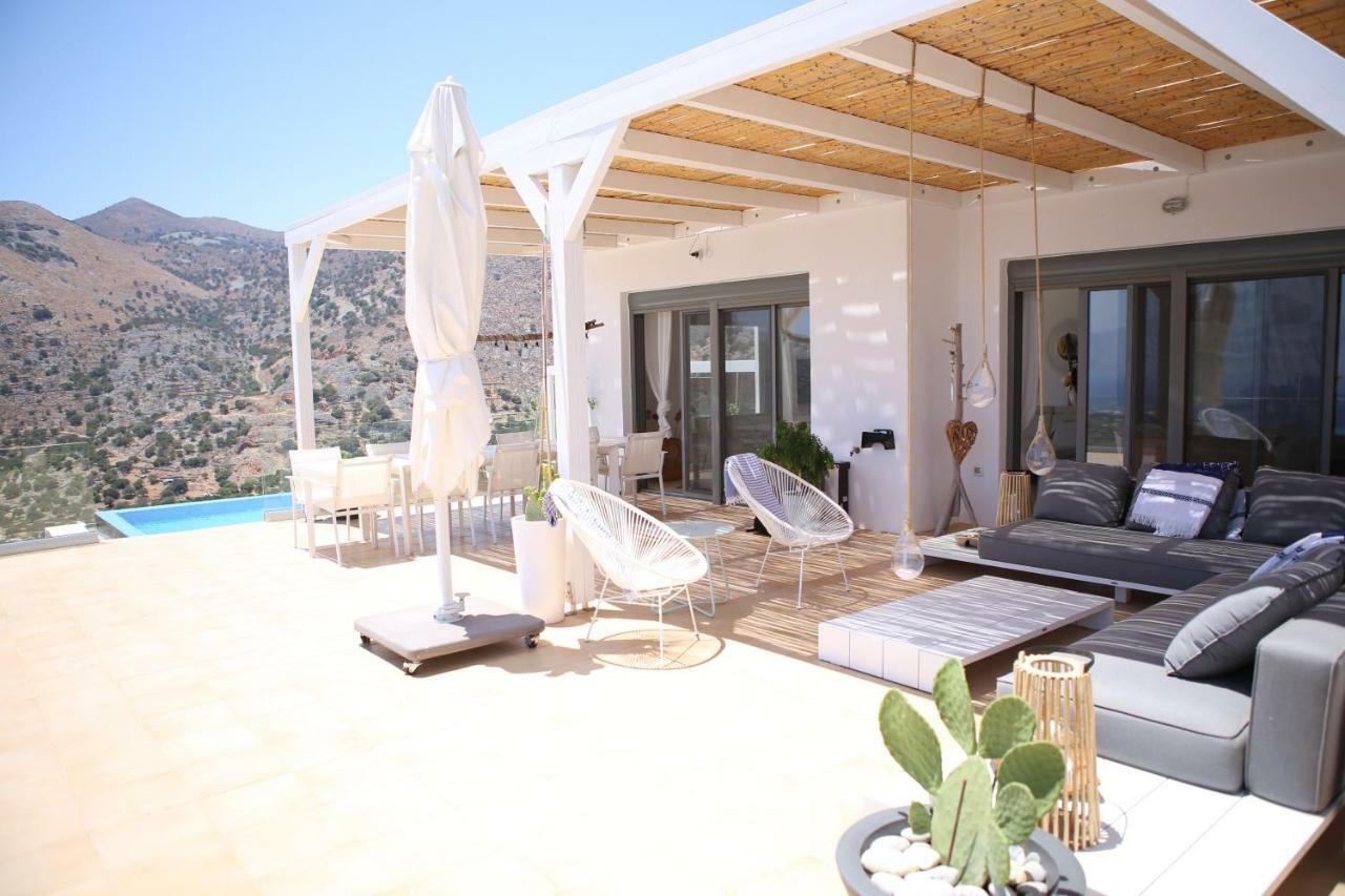 Villa Estée, luxury villa with private infinity pool&jacuzzi Elounda Exterior foto